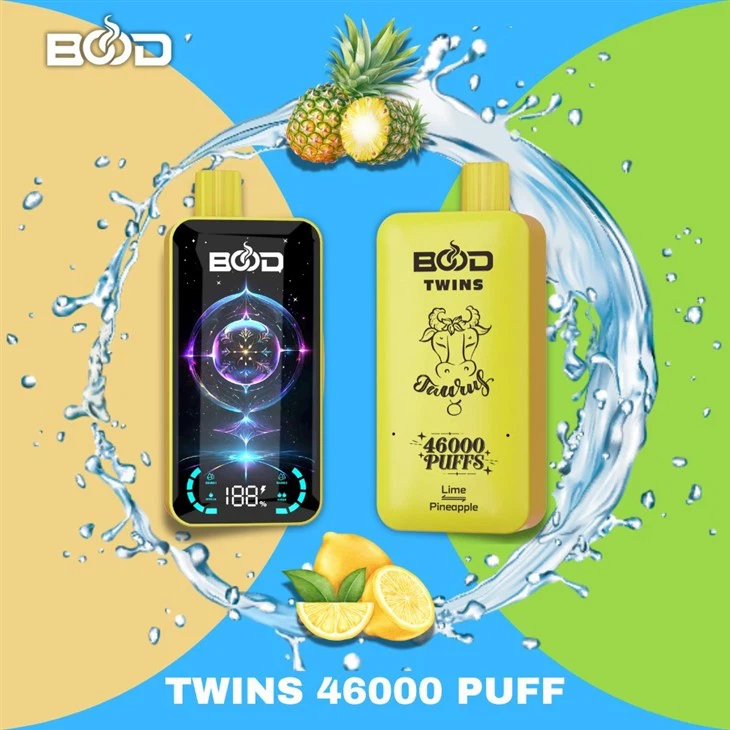 Bood Twins 46K Puff Vape Bood Wholesale Electric Shisha 50Mg Touch Screen Front EU 400000 25k Gear Shisha Vapsolo Vape factory